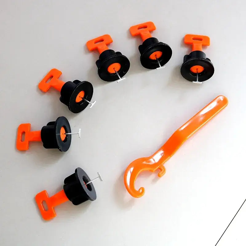 Reusable tile levelling system