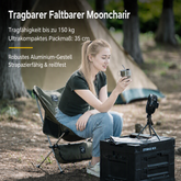 Faltbarer Outdoor-Stuhl, perfekt für Motorradtouren & Reisen