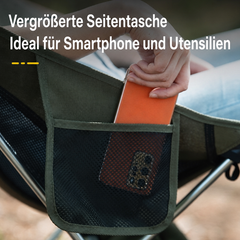 Faltbarer Outdoor-Stuhl, perfekt für Motorradtouren & Reisen