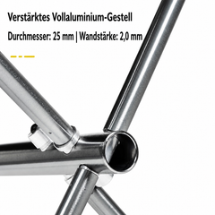 Faltbarer Outdoor-Stuhl, perfekt für Motorradtouren & Reisen
