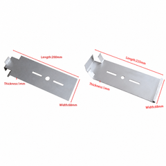 Edelstahl-Abschlusswinkel (Vertical Closure) – Randabschluss für Terrassenunterkonstruktionen