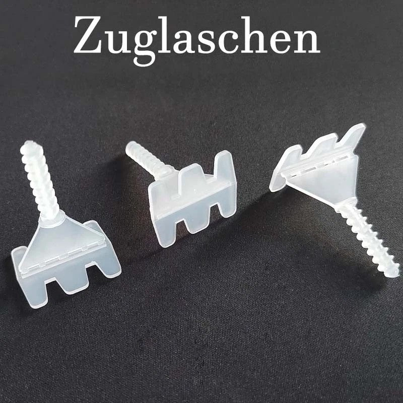 Gelbe Drehkappe auf einer weißen Gewindelasche
