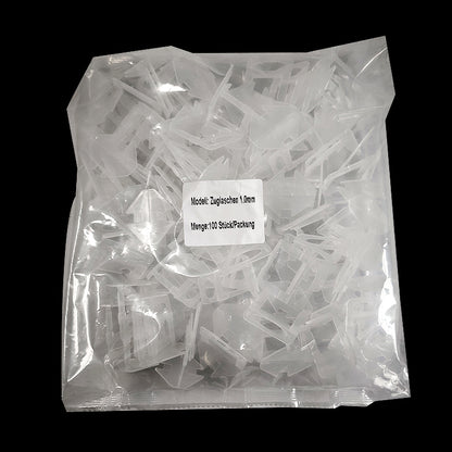 Zuglasche Nivellierclips Fliesen Clips 1,0 / 1,5 / 2,0 / 2,5 / 3,0 mm