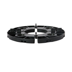 Plattenlager-Ausgleichsscheiben 5/10 mm – Feste Höhe für Terrassenplatten aus Naturstein und Keramik | PP Ø15 cm
