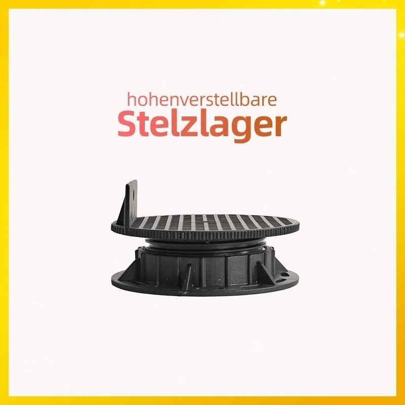KEGRET Balkenlager bis 600 kg belastbar – Stelzlager mit Ø 95 mm Auflagekopf für Holz- und WPC-Unterkonstruktionen