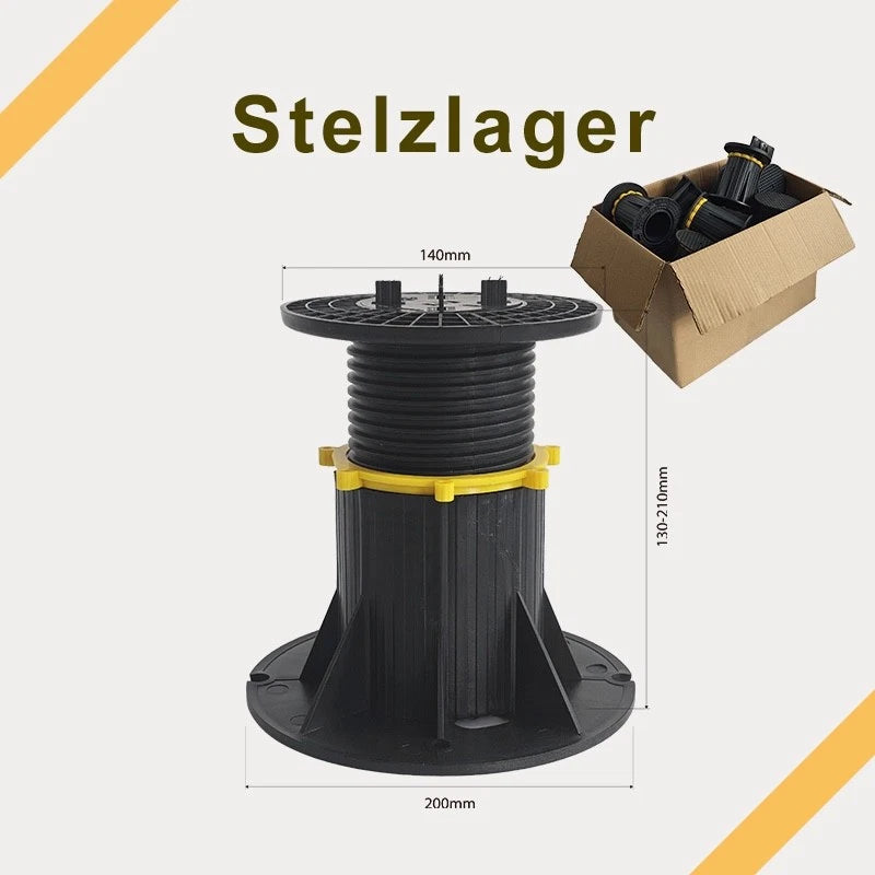 KEGRET Extra Hoch Stelzlager 130–720 mm für Terrassenplatten