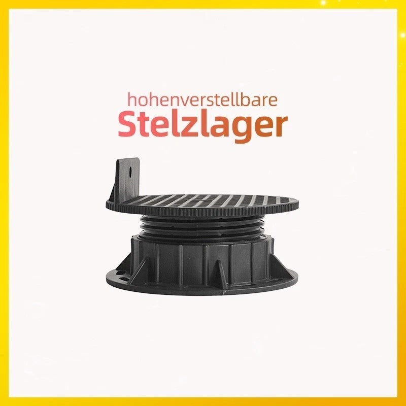 KEGRET Balkenlager bis 600 kg belastbar – Stelzlager mit Ø 95 mm Auflagekopf für Holz- und WPC-Unterkonstruktionen