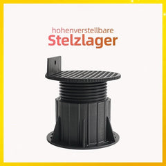 KEGRET Balkenlager bis 600 kg belastbar – Stelzlager mit Ø 95 mm Auflagekopf für Holz- und WPC-Unterkonstruktionen