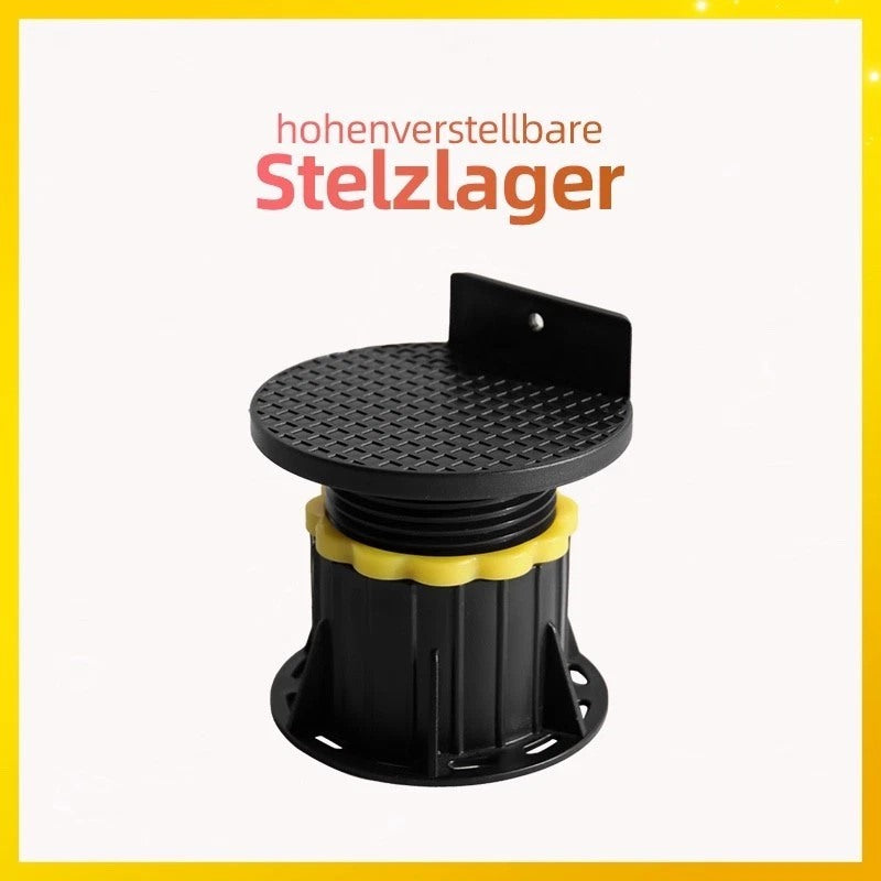 KEGRET Balkenlager bis 600 kg belastbar – Stelzlager mit Ø 95 mm Auflagekopf für Holz- und WPC-Unterkonstruktionen