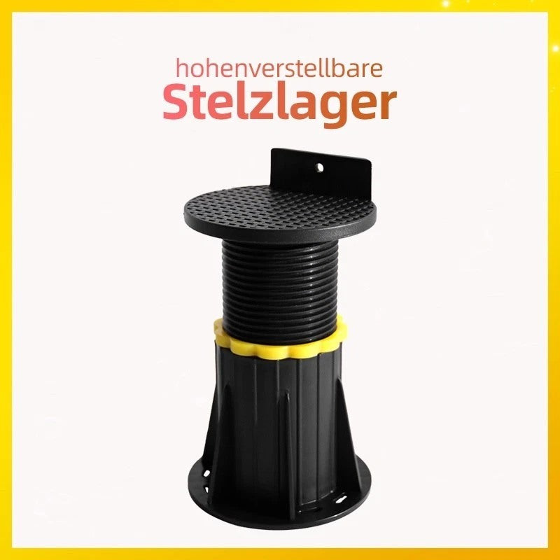 KEGRET Balkenlager bis 600 kg belastbar – Stelzlager mit Ø 95 mm Auflagekopf für Holz- und WPC-Unterkonstruktionen