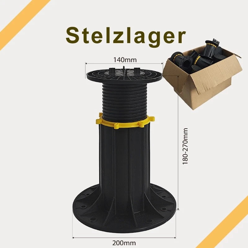 KEGRET Extra Hoch Stelzlager 130–720 mm für Terrassenplatten