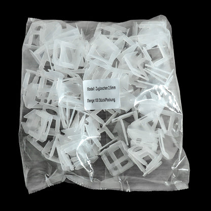 Zuglasche Nivellierclips Fliesen Clips 1,0 / 1,5 / 2,0 / 2,5 / 3,0 mm