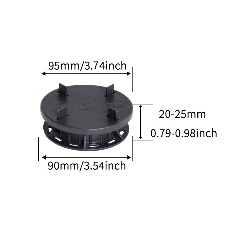 Klein Version Plattenstützen 20–25 mm – Stelzlager für Terrassenplatten aus Naturstein und Keramik