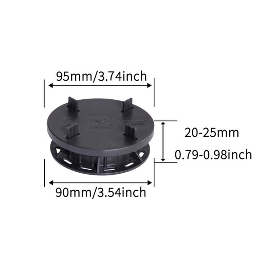 Klein Version Plattenstützen 20–25 mm – Stelzlager für Natursteinplatten