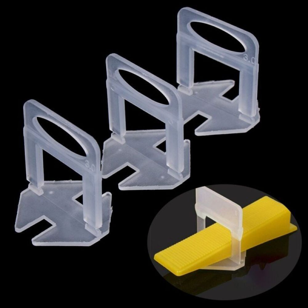 Zuglasche Nivellierclips Fliesenclip 1,0 / 1,5 / 2,0 / 2,5 / 3,0 mm