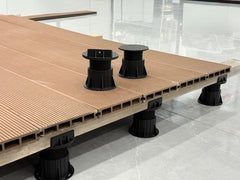 Klein Version Trägerfüße für Terrassen Unterkonstruktionen 20–175 mm – Höhenverstellbare Auflagefüße für Holz und WPC