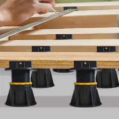 Klein Version Auflagefüße für Terrassendielen 20–175 mm – Verstellbare Unterkonstruktionsfüße für Holzterrassen und WPC