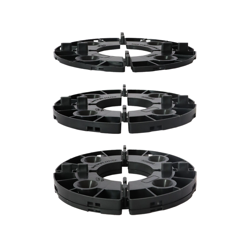 Plattenlager-Ausgleichsscheiben 5/10 mm – Feste Höhe für Terrassenplatten aus Naturstein und Keramik | PP Ø15 cm