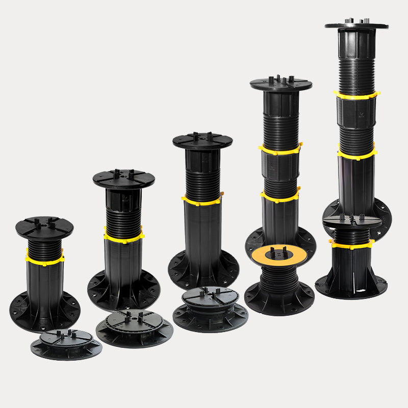Groß Version Plattenlager Stelzlager höhenverstellbar 19mm bis 620 mm