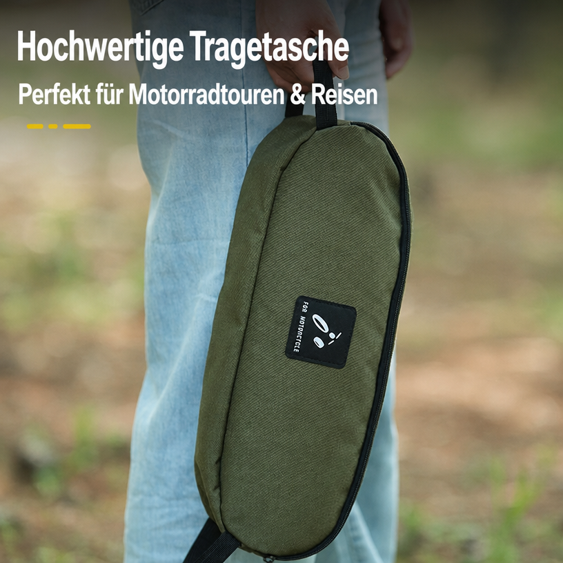 Faltbarer Outdoor-Stuhl, perfekt für Motorradtouren & Reisen