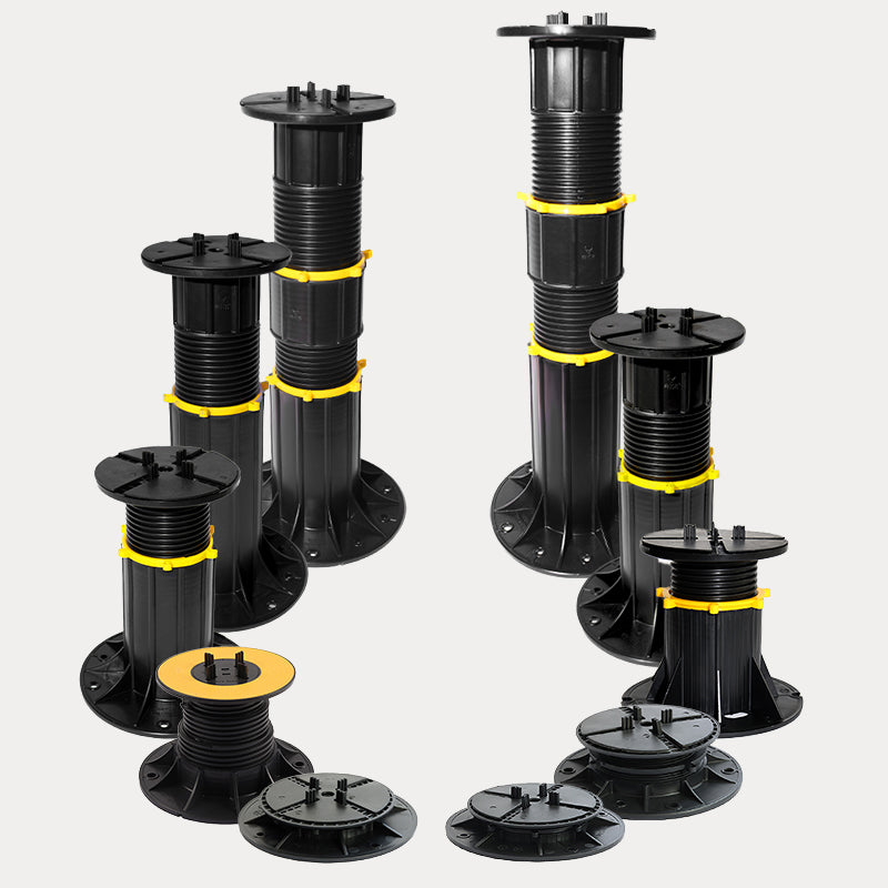 Groß Version Plattenlager Stelzlager höhenverstellbar 19mm bis 620 mm