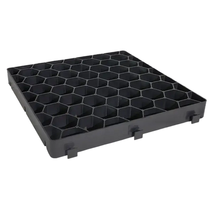Kiesgitter Bodengitter aus Kunststoff zur Kiesstabilisierung 440 × 440 mm, Höhe: 50 mm