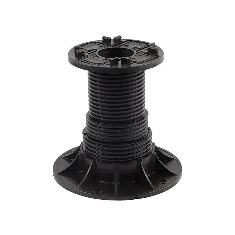 Verstellbarer Sockel für 60,8 x 60,8 mm Aluminium-Terrassendielen, Höhe 59–218 mm