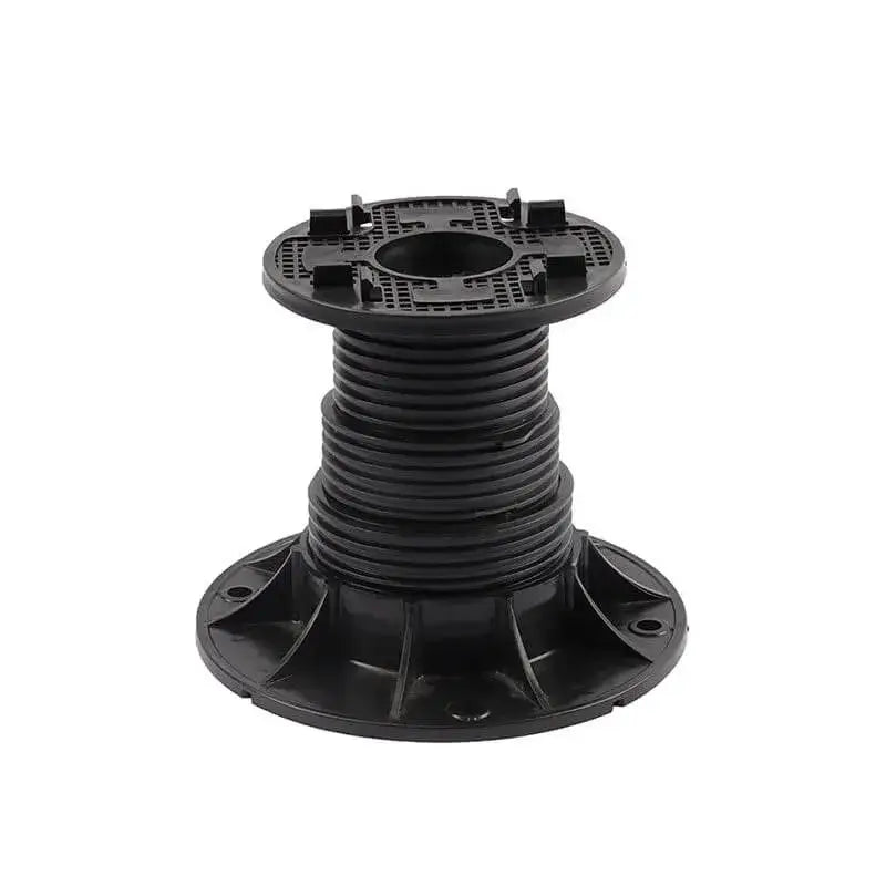 Verstellbarer Sockel für 60,8 x 60,8 mm Aluminium-Terrassendielen, Höhe 59–218 mm
