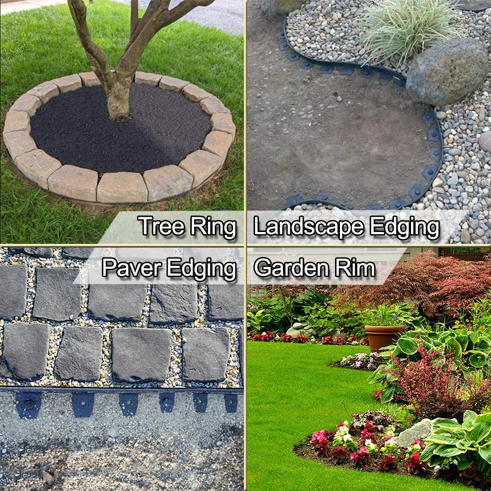 Kunststoff Rasenkante flexibel Beeteinfassung Gartenbegrenzung