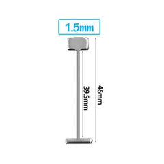 Wiederverwendbares Fliesenausgleichssystem (50er-Pack – 1,5 mm, 46 mm H + Spezialschlüssel)