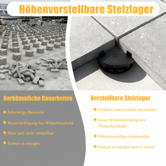 Terrassenplatten Ausgleich 25–35 mm – Klein Version