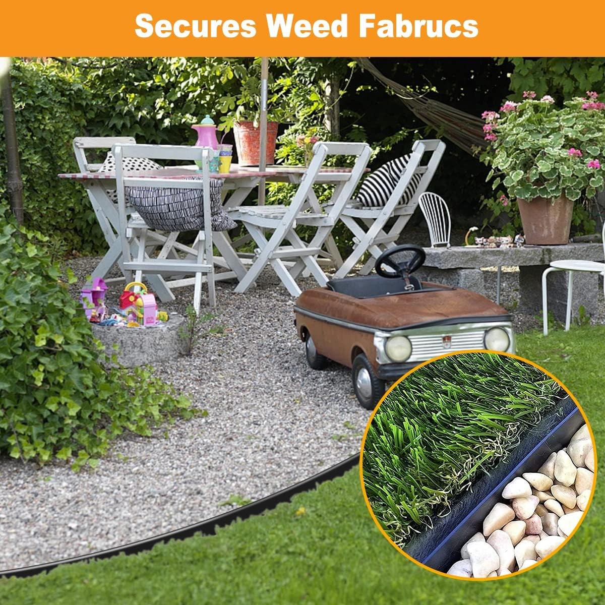 Kunststoff Rasenkante flexibel Beeteinfassung Gartenbegrenzung