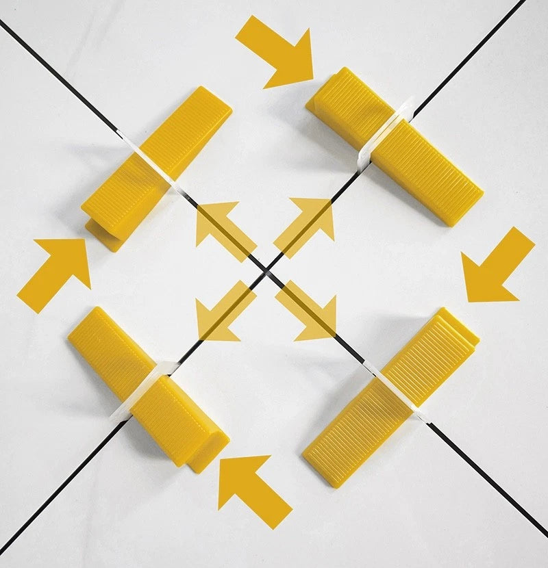Fliesen-Nivellierclips mit Zuglaschen, 1,0 / 1,5 / 2,0 mm