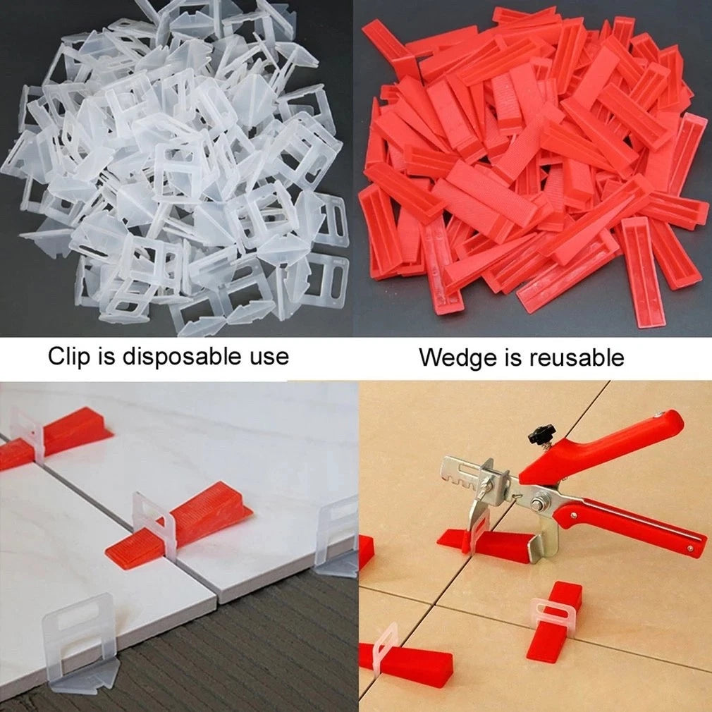 Fliesen-Nivellierclips mit Zuglaschen, 1,0 / 1,5 / 2,0 mm